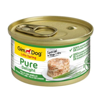 Gimdog Pure Delight Kuzulu Tavuklu Köpek Konservesi 150 gr