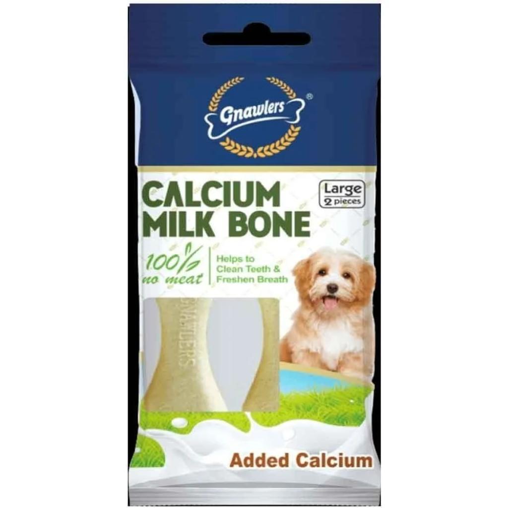Gnawlers Calcium Milk Bone Köpek Ödülü 10 Cm 2 Li Gnawlers Calcium Milk Bone Köpek Ödülü 10 Cm 2 Li