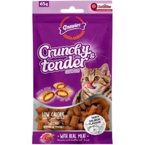 Gnawlers Crunchy & Tender Somonlu Kedi Ödülü 65 Gr