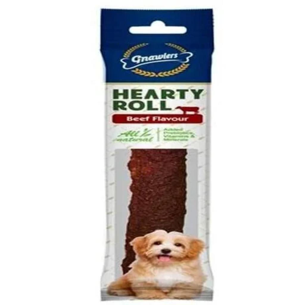 Gnawlers Hearty Roll Beef Köpek Ödülü 80 Gr Gnawlers Hearty Roll Beef Köpek Ödülü 80 Gr