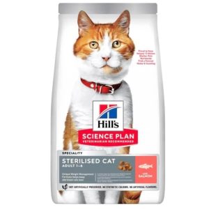 Hill's Science Plan Somonlu Kısırlaştırılmış Yetişkin Kedi Maması 3 Kg
