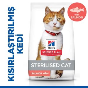 Hills Young Adult Somonlu Kısırlaştırılmış Kedi Maması 8+2 Kg