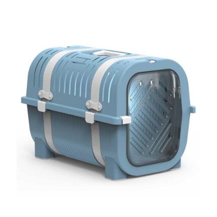 Innocozy Turkuaz Beyaz Kedi Köpek Taşıma Çantası 33x51x36cm