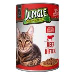 Jungle Biftekli Kedi Konservesi 415 Gr - Görsel 2