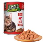 Jungle Biftekli Kedi Konservesi 415 Gr