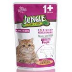 Jungle Biftekli Kısır Kedi Yaş Maması 100 Gr - Görsel 2