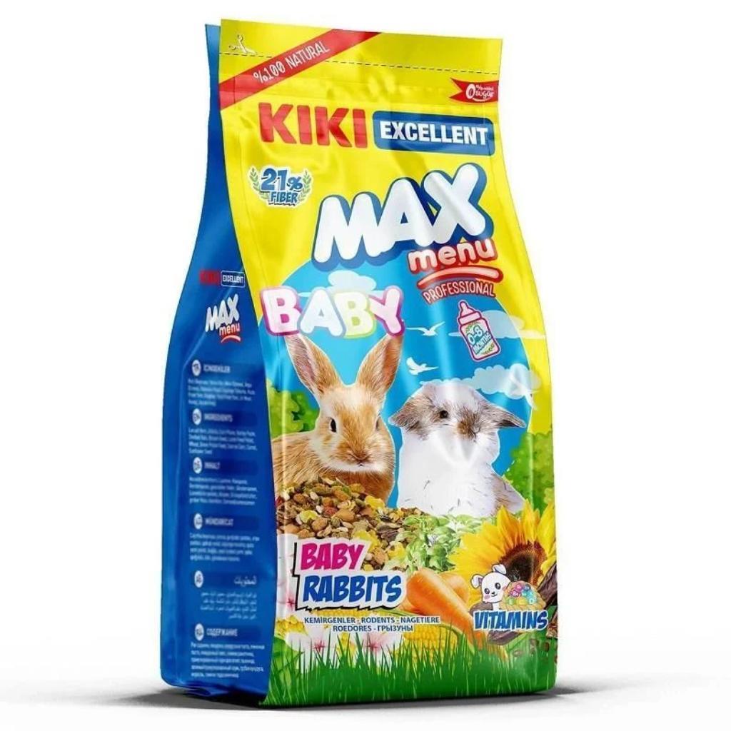 Kiki Excellent Kemirgen Max Menu Yavru Tavşan Yemi 500 Gr Kiki Excellent Kemirgen Max Menu Yavru Tavşan Yemi 500 Gr