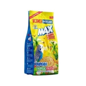 Kiki Excellent Kuş Max Menü Tropikal Meyveli Muhabbet Yemi 1000 Gr