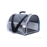 Migno Flybag Şeffaf Fileli Kedi Köpek Taşıma Çantası - Gri - Görsel 4