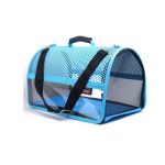 Migno Flybag Şeffaf Fileli Kedi Köpek Taşıma Çantası - Turkuaz - Görsel 4