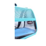 Migno Flybag Şeffaf Fileli Kedi Köpek Taşıma Çantası - Turkuaz - Görsel 5