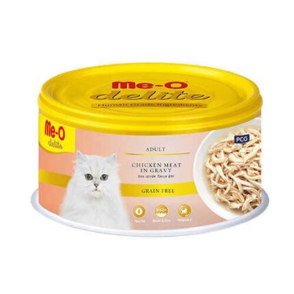 Me-O Delite Sos İçinde Tavuklu Tahılsız Kedi Konservesi 80 Gr