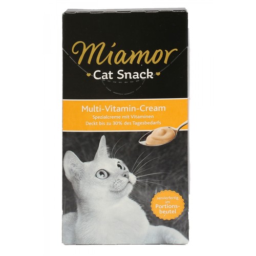Miamor Cream Multi Vitamin Likit Kedi Ödülü 6x15 Gr Miamor Cream Multi Vitamin Likit Kedi Ödülü 6x15 Gr