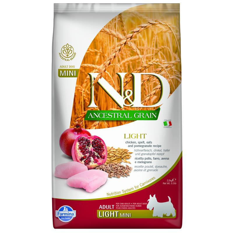 ND Az Tahıllı Tavuklu Light Mini Köpek Maması 2 ND Az Tahıllı Tavuklu Light Mini Köpek Maması 2
