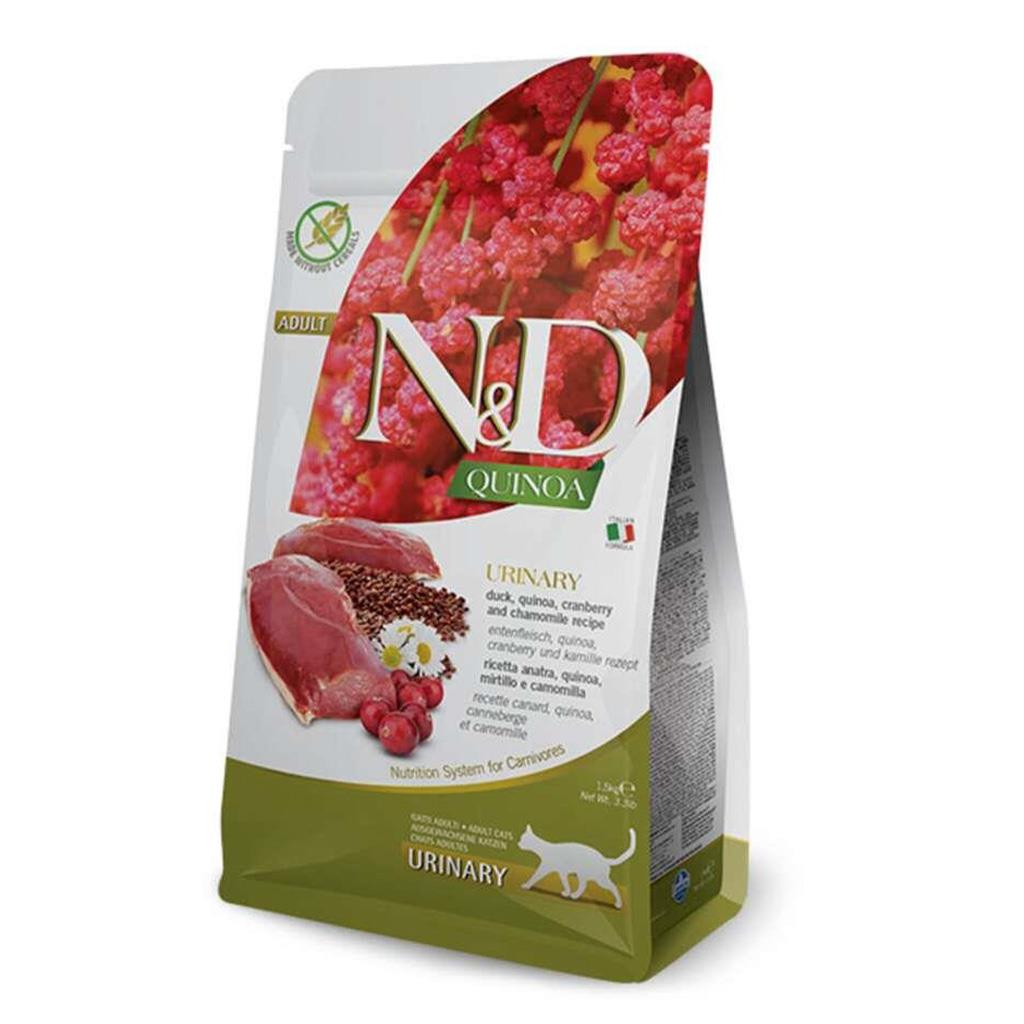 N&D Kinoa ve Ördekli İdrar Yolları Destekleyici Kedi Maması 5 Kg N&D Kinoa ve Ördekli İdrar Yolları Destekleyici Kedi Maması 5 Kg