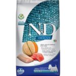 N&D Küçük Irklar İçin Somon ve Morina Balıklı Kavunlu Yetişkin Köpek Maması 2