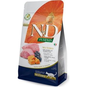 ND Kuzu Etli Balkabaklı Kısır Kedi Maması 1