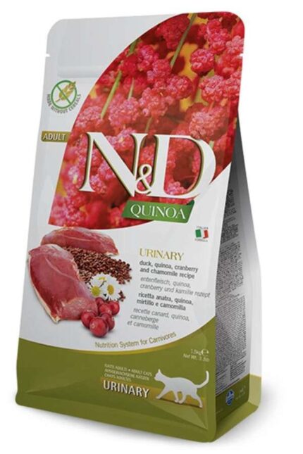 ND Quinoa Urinary Ördek Kinoa Aromalı İdrar Yolları Destekleyici Kedi Maması 1