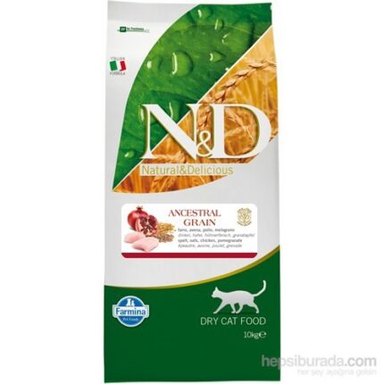 Nd Az Tahıllı Tavuklu Yetişkin Kedi Maması 10 Kg