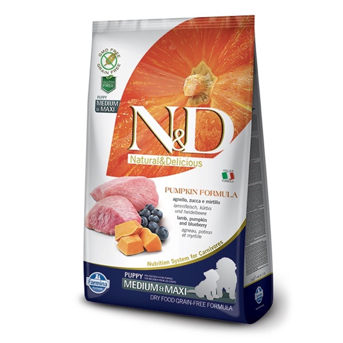 Nd Kuzu Etli Balkabaklı Yavru Medium Maxi Köpek Maması 12 Kg Nd Kuzu Etli Balkabaklı Yavru Medium Maxi Köpek Maması 12 Kg
