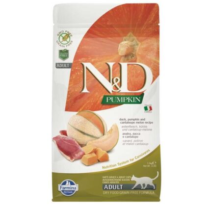 Nd Tahılsız Ördek Etli Balkabaklı Ve Kavunlu Kedi Maması 1