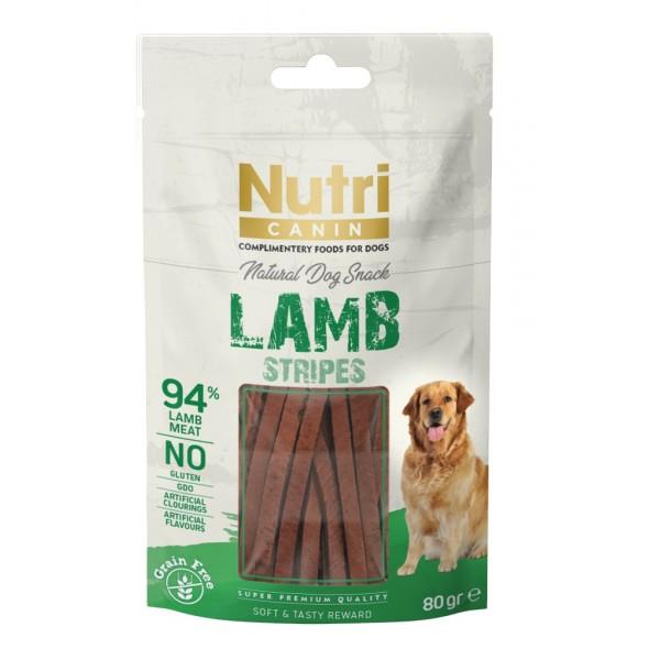 Nutri Canin Lamb Stripes Snack Köpek Ödülü 80 Gr Nutri Canin Lamb Stripes Snack Köpek Ödülü 80 Gr