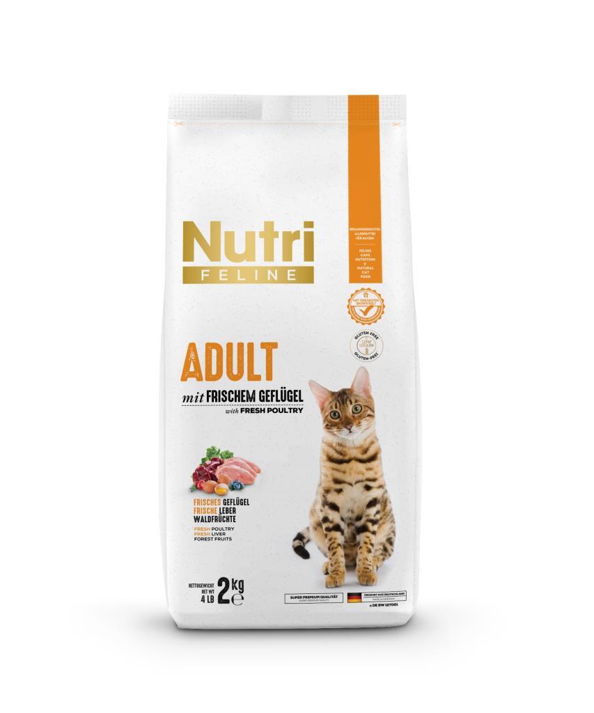 Nutri Feline Poultry Kümes Hayvanlı Yetişkin Kedi Maması 2 Kg Nutri Feline Poultry Kümes Hayvanlı Yetişkin Kedi Maması 2 Kg