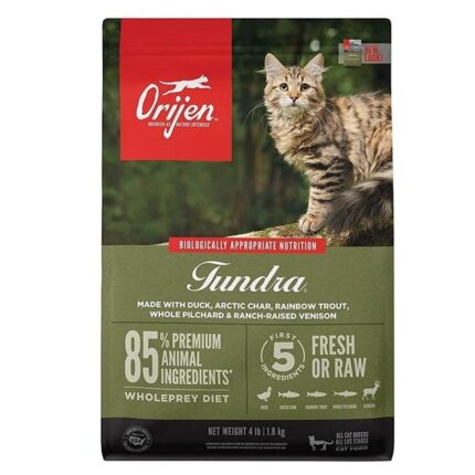 Orijen Tundra Etli Tahılsız Yetişkin Kedi Maması 1