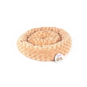Pet Pretty Simit Yatak Peluş Açık Kahve 55x55 cm