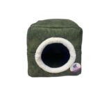 Petpretty Comfort Üç Fonksiyonlu Kedi Yatağı Haki 42x42x23cm - Görsel 3