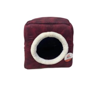 Petpretty Comfort Üç Fonksiyonlu Kedi Yatağı Kırmızı 42x42x23cm