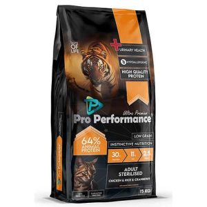 Pro Performance Kısırlaştırılmış Tavuklu Kedi Maması 15 Kg