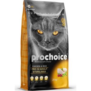 Prochoice 32 Tavuklu ve Pirinçli Kısırlaştırılmış Kedi Maması 2kg