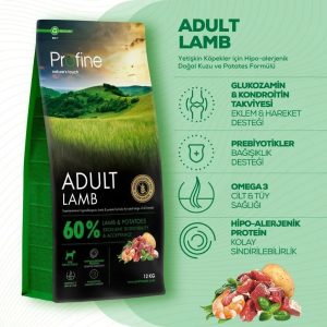 Profine Glutensiz Kuzulu Yetişkin Köpek Maması 12 kg