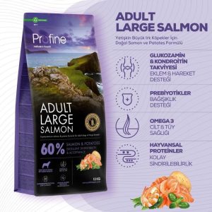Profine Glutensiz Somonlu Büyük Irk Yetişkin Köpek Maması 12 kg