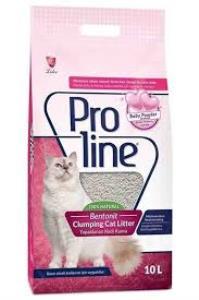 Proline Bebek Pudralı KALIN Kedi Kumu 10 Lt
