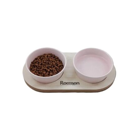 Raccoon Zeus Çift Tablalı Pembe 16 Cm