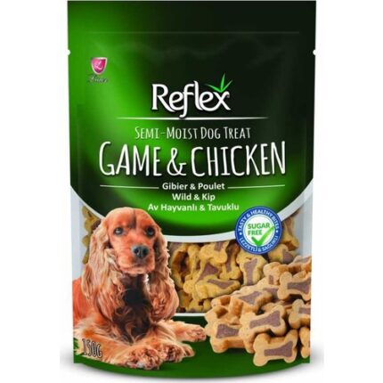 Reflex Semi-Moist Av Hayvanlı Tavuklu Köpek Ödülü 150 Gr