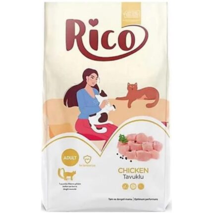Rico Tavuklu Kısırlaştırılmış Kedi Maması 15 Kg