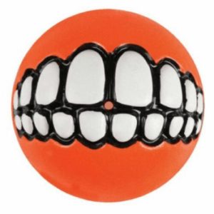 Rogz Toyz Grinz Ödül Hazneli Köpek Oyun Topu Kırmızı 7.8 Cm
