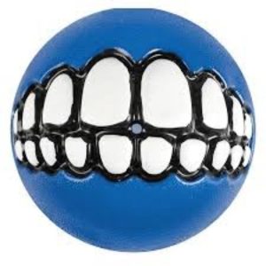 Rogz Toyz Grinz Ödül Hazneli Köpek Oyun Topu Mavi 7.8 Cm