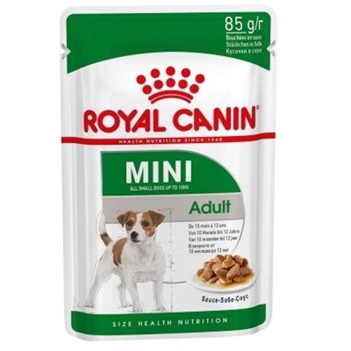 Royal Canin Mini Adult Soslu Köpek Konservesi 85 gr Royal Canin Mini Adult Soslu Köpek Konservesi 85 gr