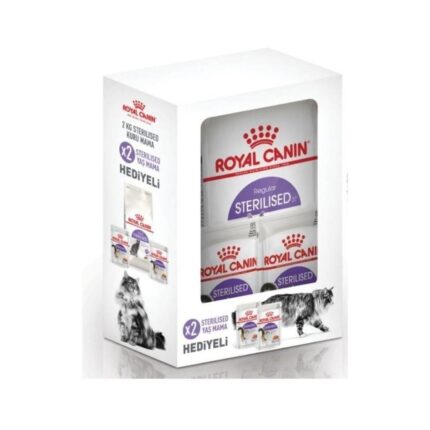 Royal Canin Sterilised Kısır Kedi Maması 2 Kg + 2 Adet Kısır Yaş Mama 85 Gr