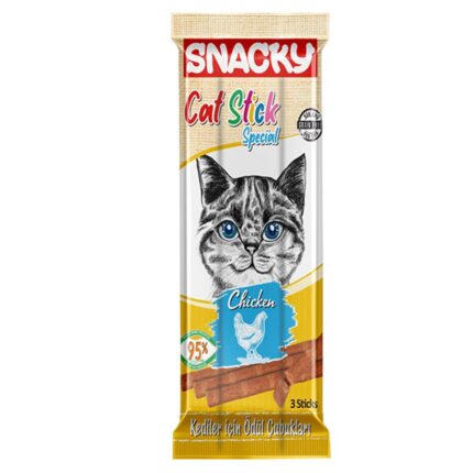 Snacky Kedi Stick Ödül Tavuklu 3 x 5 Gr