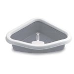 Stefanplast Sprınt Corner Beyaz/gri Kedi Tuvaleti 56x40x14cm