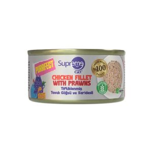 Supreme Cat Tavuk Göğsü ve Karidesli Yaş Kedi Maması 70 Gr