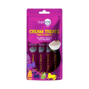 Supreme Cat Ton Balıklı ve Somonlu Likit Kedi Ödül Maması 4x14 gr
