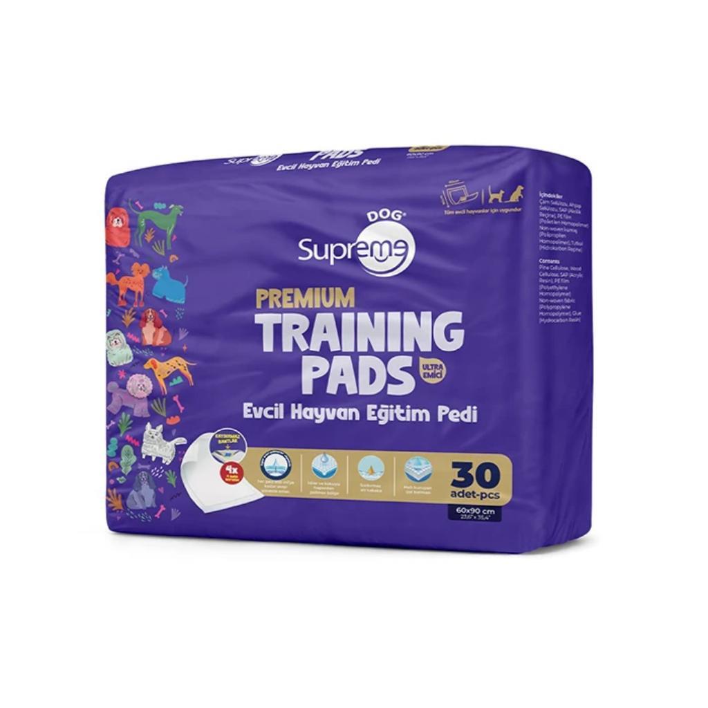 Supreme Dog Premium Evcil Hayvan Eğitim Pedi 30'lu Supreme Dog Premium Evcil Hayvan Eğitim Pedi 30'lu