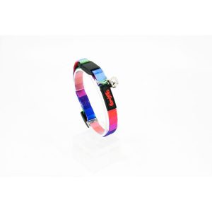 Tailpetz Easy & Safety Lock Çıngıraklı Ayarlanabilir Kedi Boyun Tasması Wave