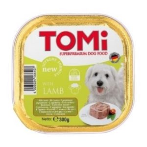 Tomi Pate Kuzu Etli Yetişkin Köpek Konservesi 300 Gr